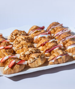 CROISSANTS RELLENOS – 20 uds. | Surtido de croissants dulces y salados para eventos en Zaragoza