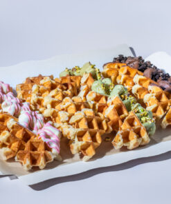 MINI GOFRES – 20 uds. | Surtido dulce para eventos y catering en Zaragoza