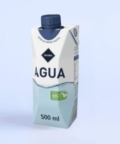 BRIK DE AGUA RIOBA 50 cl. | Brik de agua mineral para eventos Zaragoza