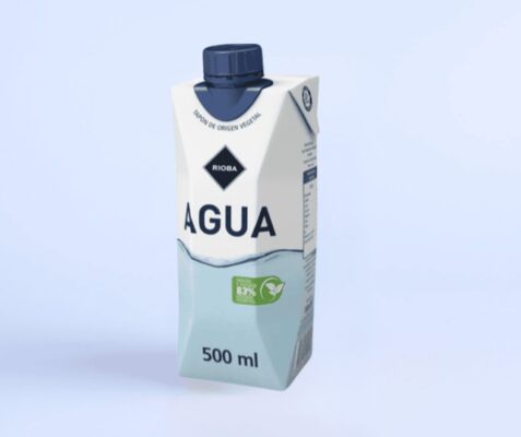 BRIK DE AGUA RIOBA 50 cl. | Brik de agua mineral para eventos Zaragoza