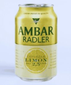 LATA AMBAR RADLER 330 cl. | Cerveza con limón para eventos en Zaragoza